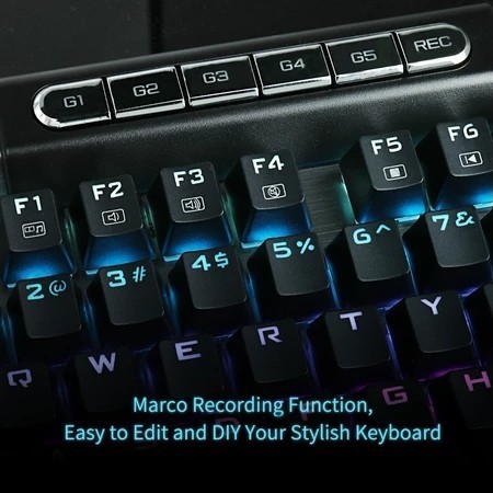 Redragon Keyboard Gaming Mechanical Macro RGB SURYA K563RGB