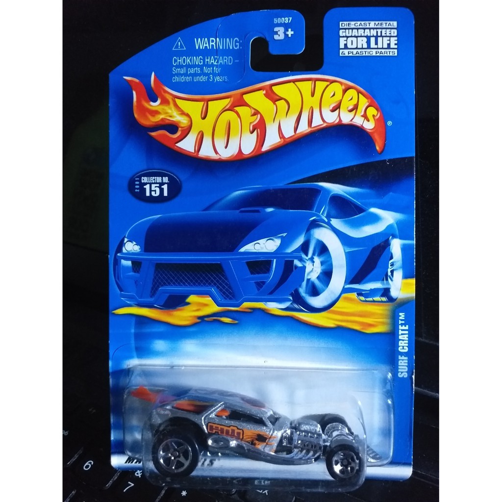 HOT WHEELS SURF CRATE SILVER