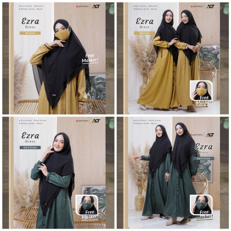 (airasfashop) GAMIS EZRA DRESS by YASMEERA