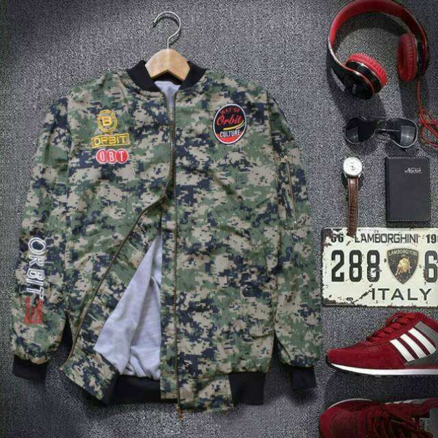 910 Model Jaket Bomber Army Terbaik