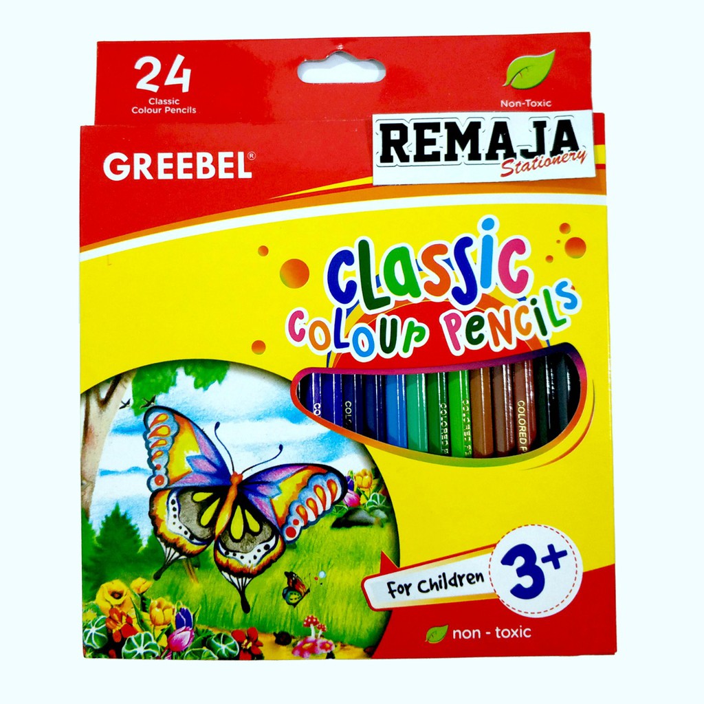 

Pensil warna GREEBEL 24 Warna Panjang