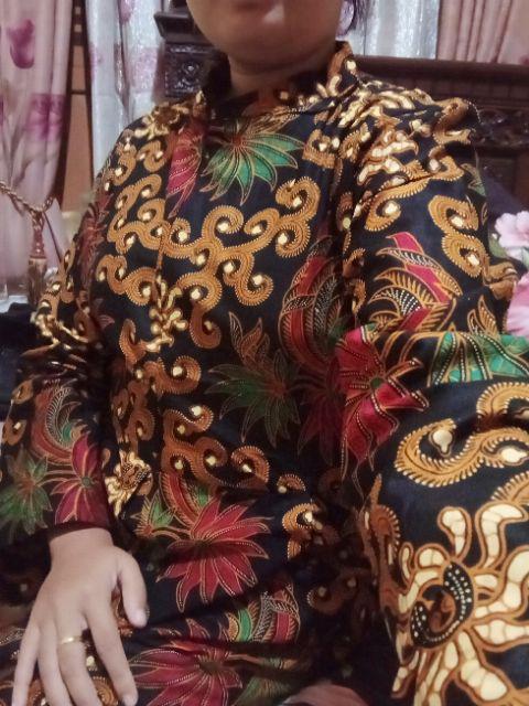Batik Couple Keluarga Sania Ruffle Ori Ndoro Jowi Dnt Sekar Wangi