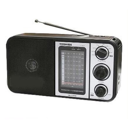 Radio Toshiba Radio Listrik TY-HRU 30 Portable USB AM FM Radio