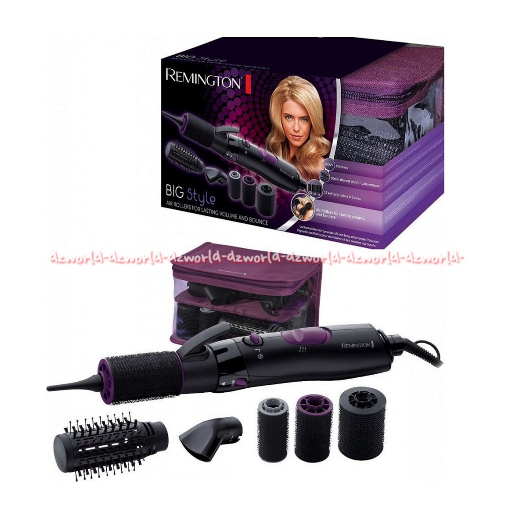 Remington Big Style Air Rollers Catokan Untuk Membuat Rambut Bervolume Original