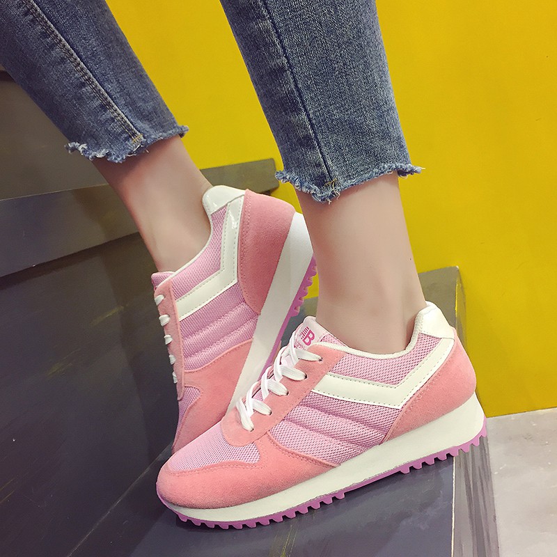  Bayar Di  Tempat Sepatu  Sneakers  Wanita  Kasual Model Korea 