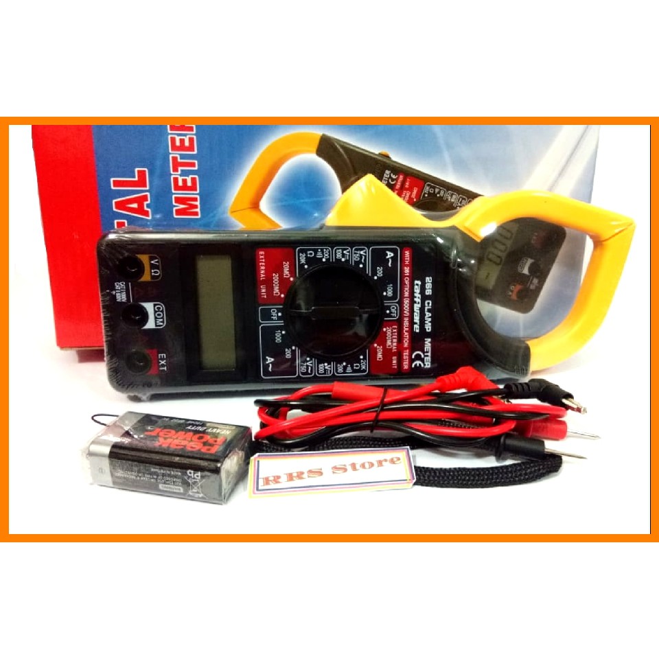 BISA COD Tang Amper Digital Tang Ampere Clamp Meter Digital DT266 TANG AMPER DT 266 TERMURAH