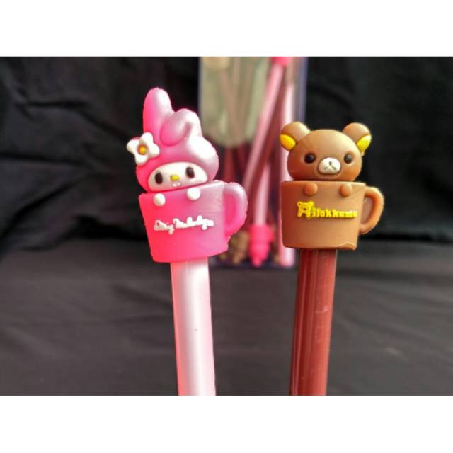 

Pulpen gel lucu karakter boneka