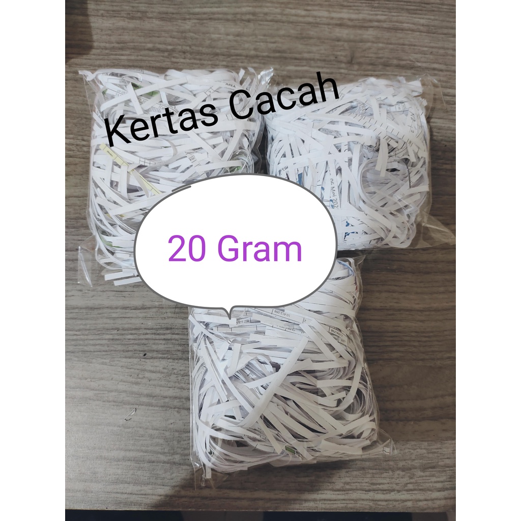 

Kertas Cacah Kertas Serut Kertas Potong HVS 20 gram
