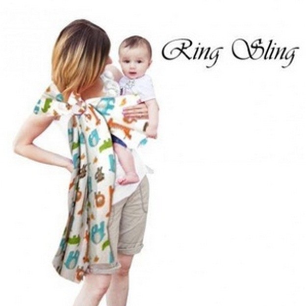 PETITE MIMI Gendongan Bayi Ring Sling Kaos & Katun