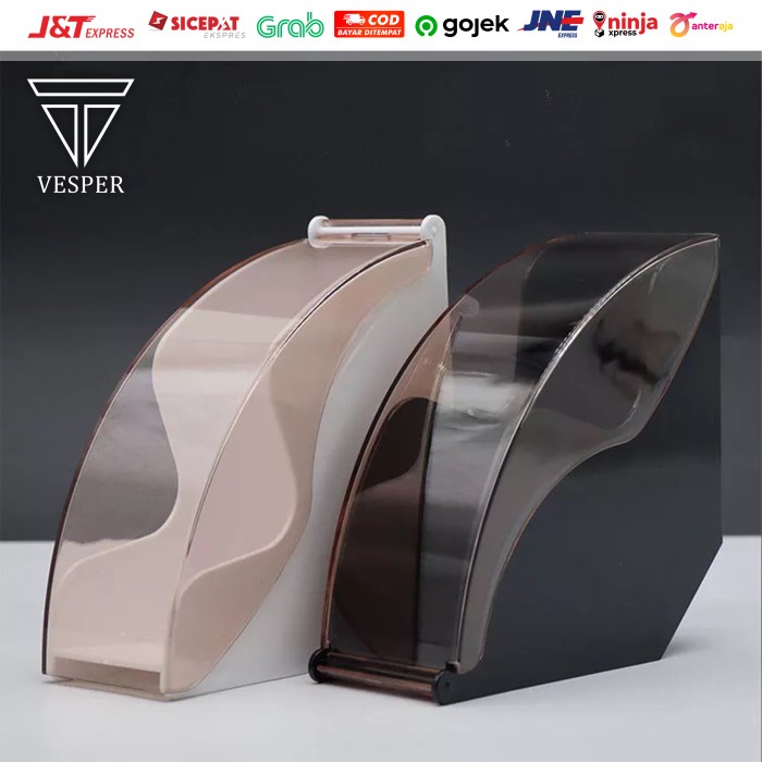 

DISKON - (BISA COD) coffee filter holder v60 / tempat menyimpan kertas kopi storage box - Putih