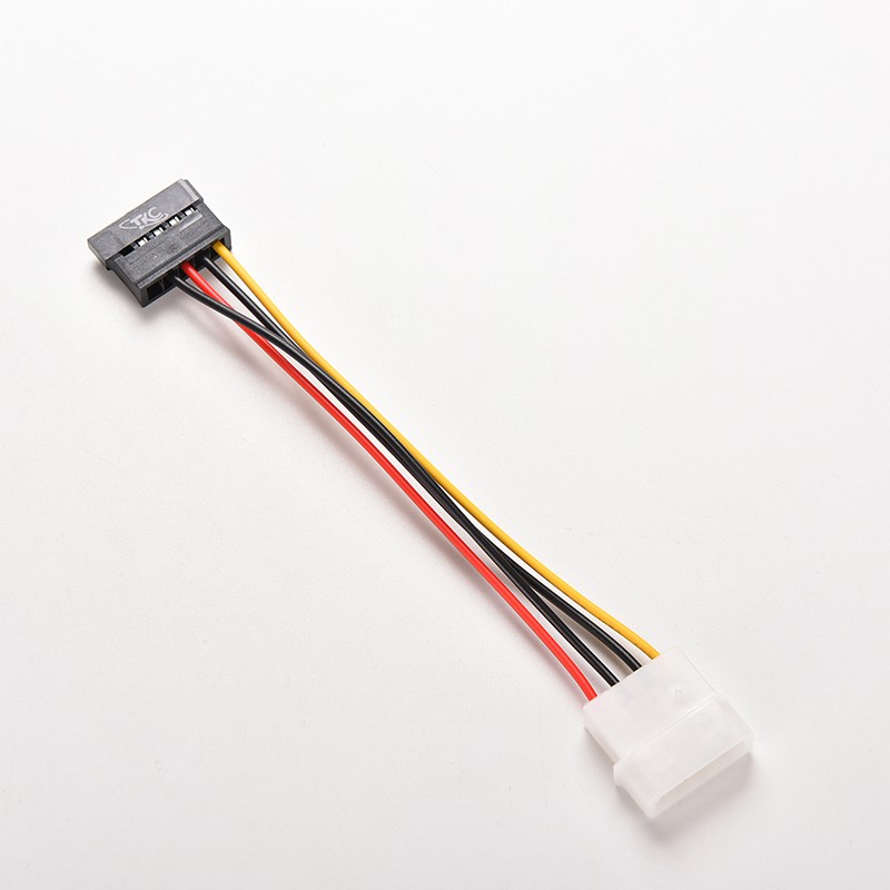 1pc Kabel Power Adapter 4pin Ide Molex To 15pin Serial Ata Sata Untuk Hard Drive