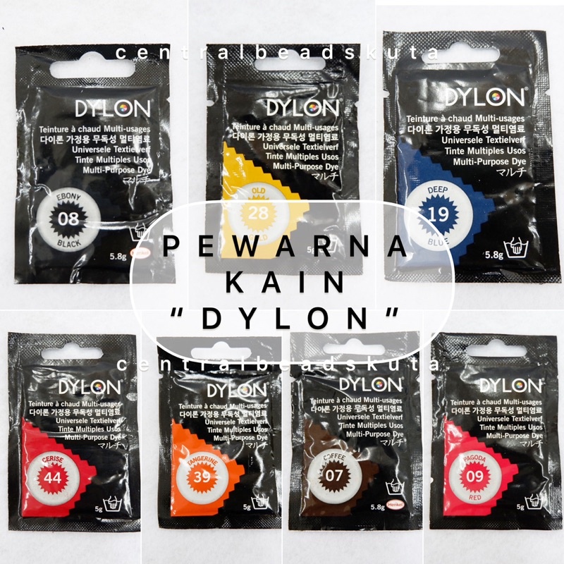 (pcs) PEWARNA KAIN DYLON / PEWARNA KAIN / OBAT CELUP
