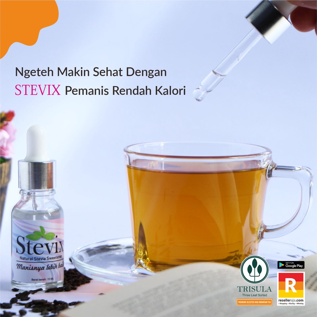 

STEVIX 15ML GULA RENDAH KALORI UNTUK PENDERITA DIABETES PEMANIS ALAMI STEVIX MINUMAN