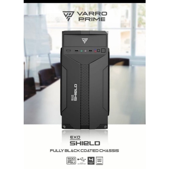 CASING VARRO PRIME EXO SHIELD + PSU 500 WATT