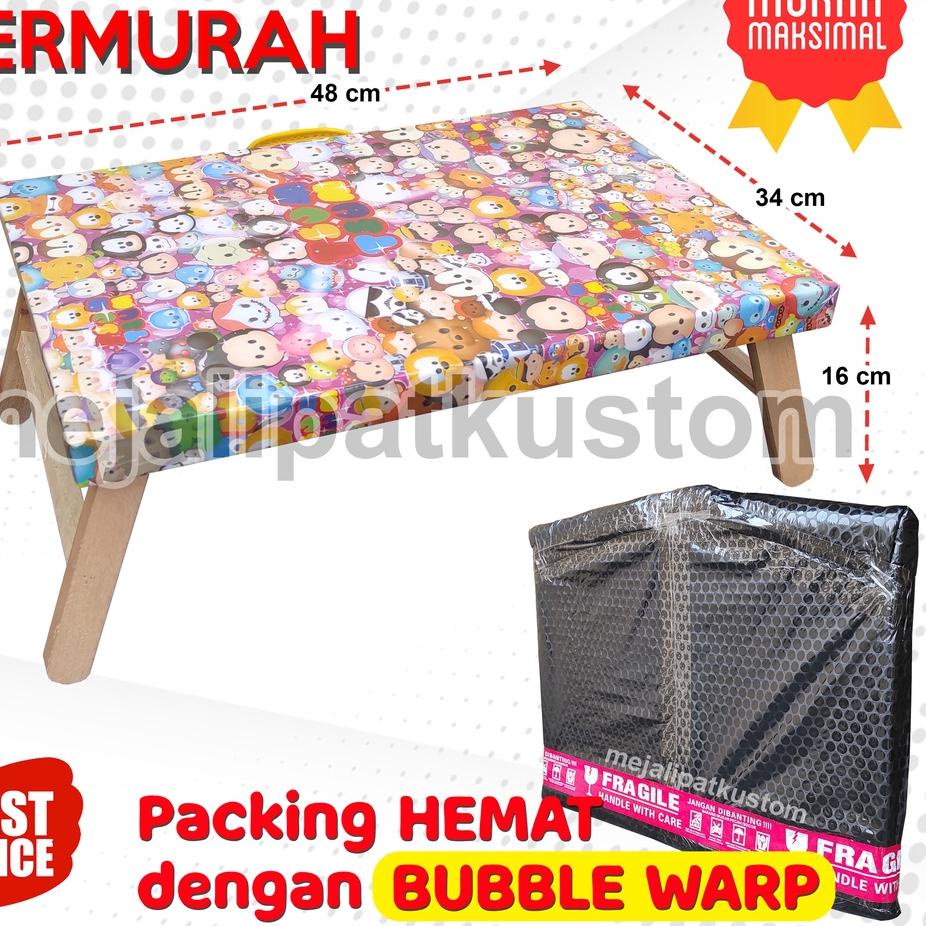 

Kekinian - Meja Belajar plus papan tulis Lipat Karakter Anak Minimalis gratis spidol dan penghapus gambar lapis plastik packing kardus