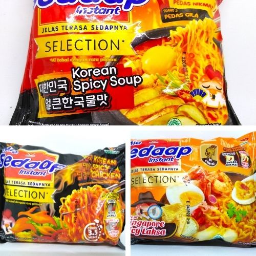 

Mie Sedap Korean Spicy, Laksa Singapore