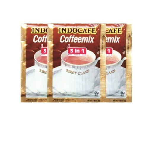 

vf0100f Kopi Indocafe Coffeemix 3 In 1 10 Sachet 1 Renceng @20Gr Coffemix Laku Ds20X11