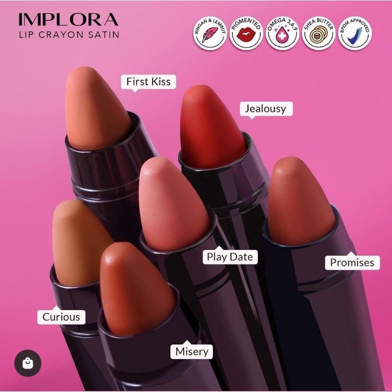 LIP CRAYON IMPLORA LIP CRAYON SATIN IMPLORA