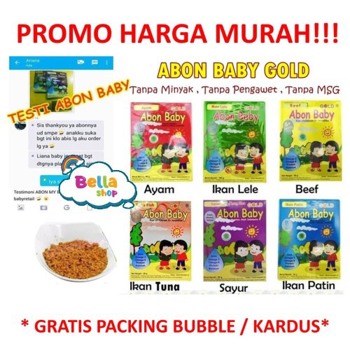 Abon Bayi Baby Gold Pieng Hoo - BELLA SHOP