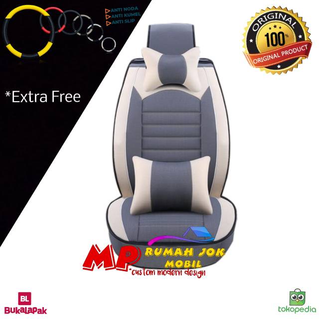 Sarung jok Cover Murah Jok Mobil Bahan Ori MBtech Sigra Xpander Avanza Ertiga Mobilio BRV Inova Rush