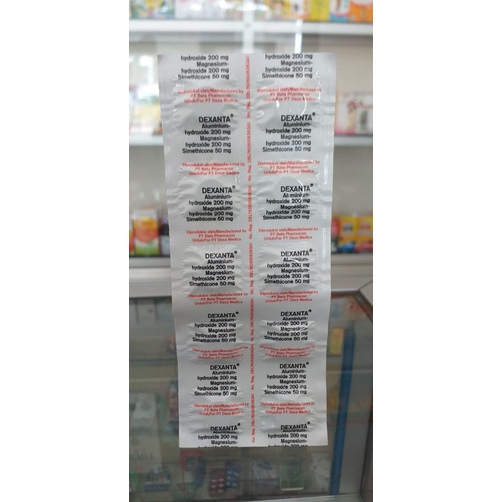 DEXANTA - PER STRIP - 1 STRIP @10 TABLET KUNYAH