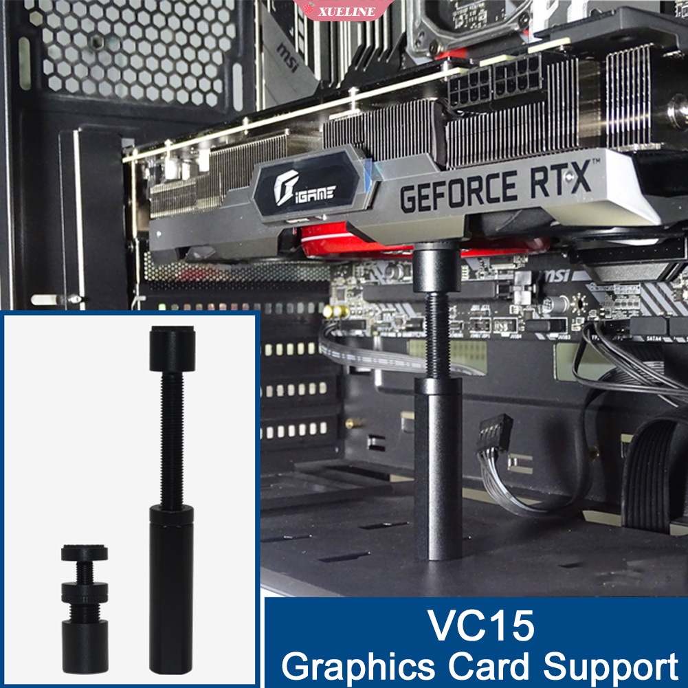 Bracket Holder Kartu Grafis GPU Teleskopik Adjustable Bahan Aluminum Alloy