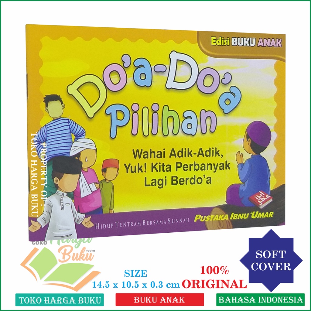 Do'a-Do'a Pilihan Buku Anak Islami Doa Muslim Full Color Bergambar Penerbit Pustaka Ibnu Umar