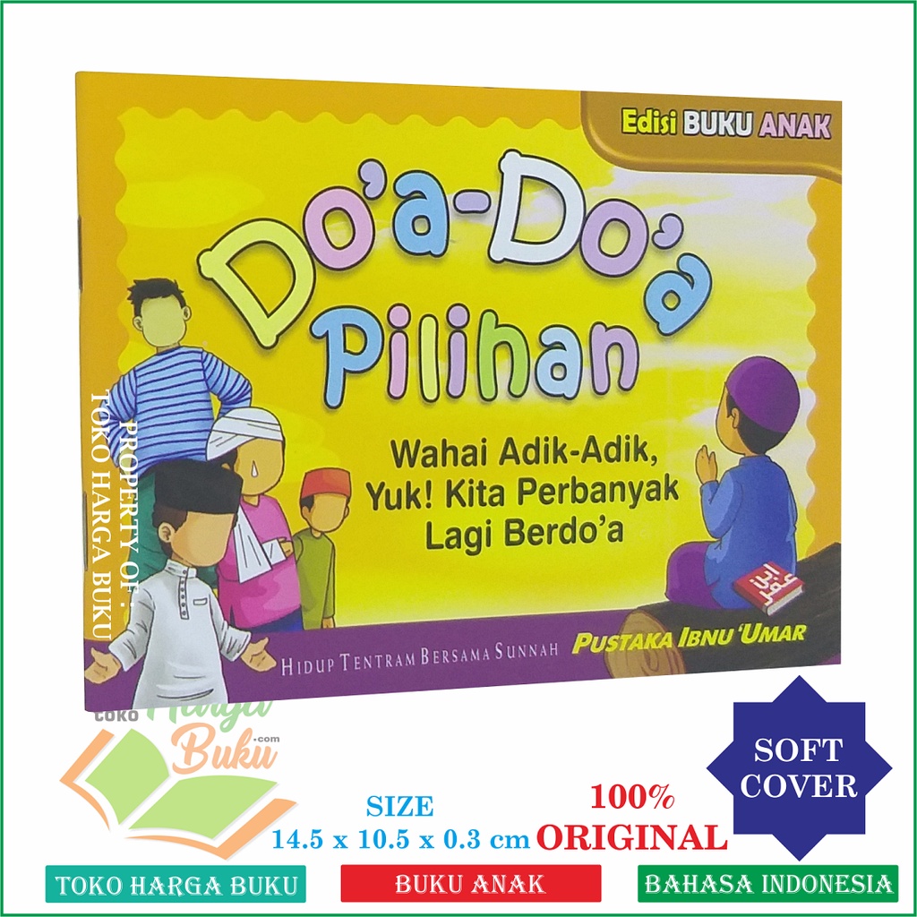 Do'a-Do'a Pilihan Buku Anak Islami Doa Muslim Full Color Bergambar Penerbit Pustaka Ibnu Umar