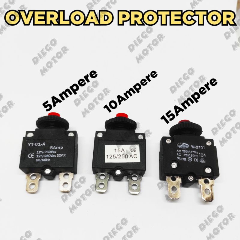 Overload Main Circuit Breaker MCB genset tipe ET950 ET2200