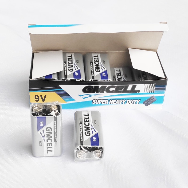 1PCS BATERAI 9V DC TIANQIU GMCELL 6F22M BATTERY 9V AKI DC 9 VOLT BATERAI KOTAK 9V