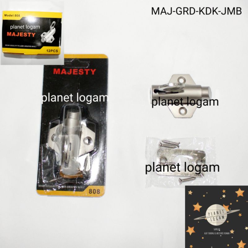 Grendel Kodok Jumbo Slot Kodok Spring Knip Grendel Slot Pintu Jendela MAJESTY