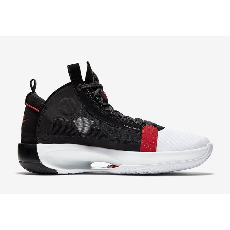 Sepatu Basket Desain Nike Air Jordan 34 Warna Hitam Merah Matching Klasik Sneakers Olahraga Shopee Indonesia