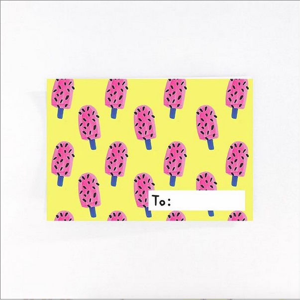 

WHATPIXIESEES - Mini Card - Popsicle