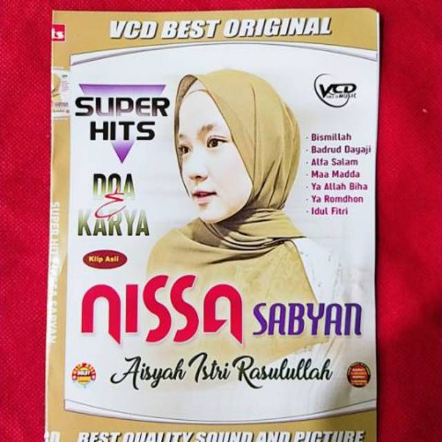 Kaset Video Vcd Lagu Religi Sholawat Nissa Sabyan Aisyah Istri