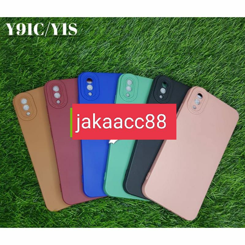 SLICON SOFTCASE MACARON CASING VIVO Y91C/Y1S