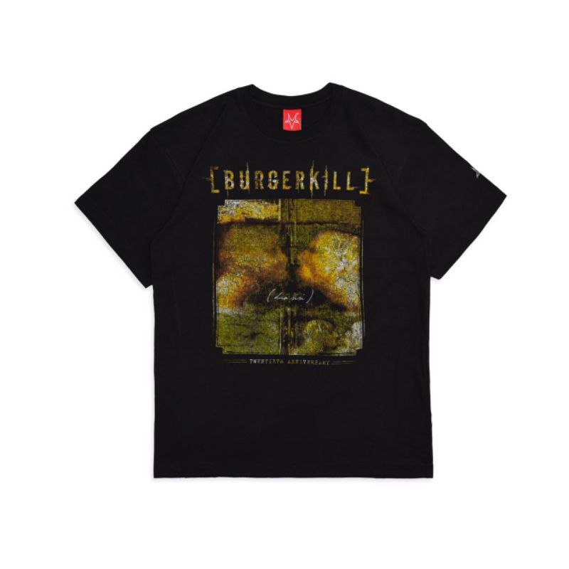 KAOS T-SHIRT BAND ORIGINAL BURGERKILL  DUA SISI 20TH ANNIVERSARY