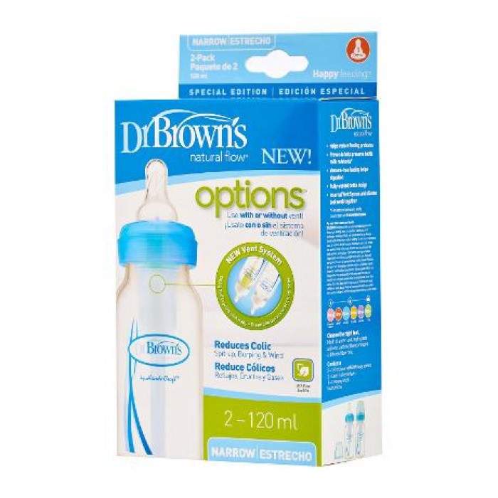 Dr Brown's botol option 120ml blue 42405