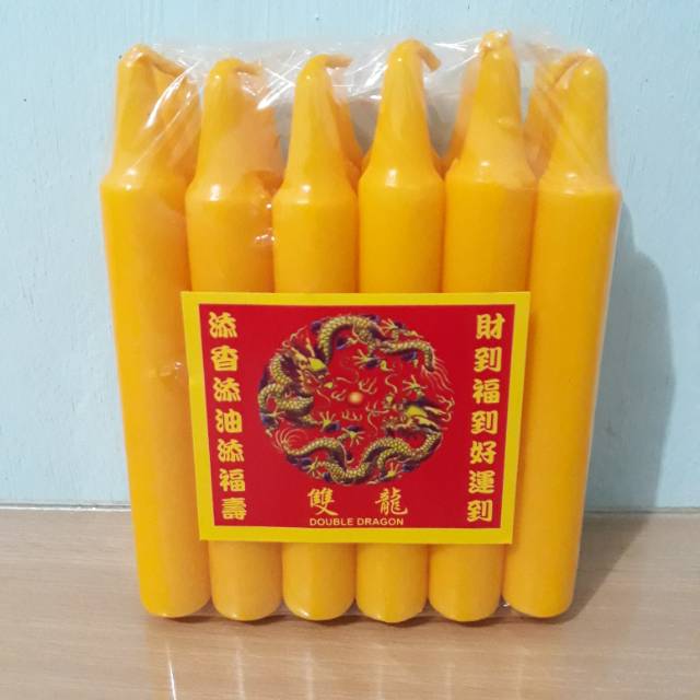 Lilin kuning isi 18 batang