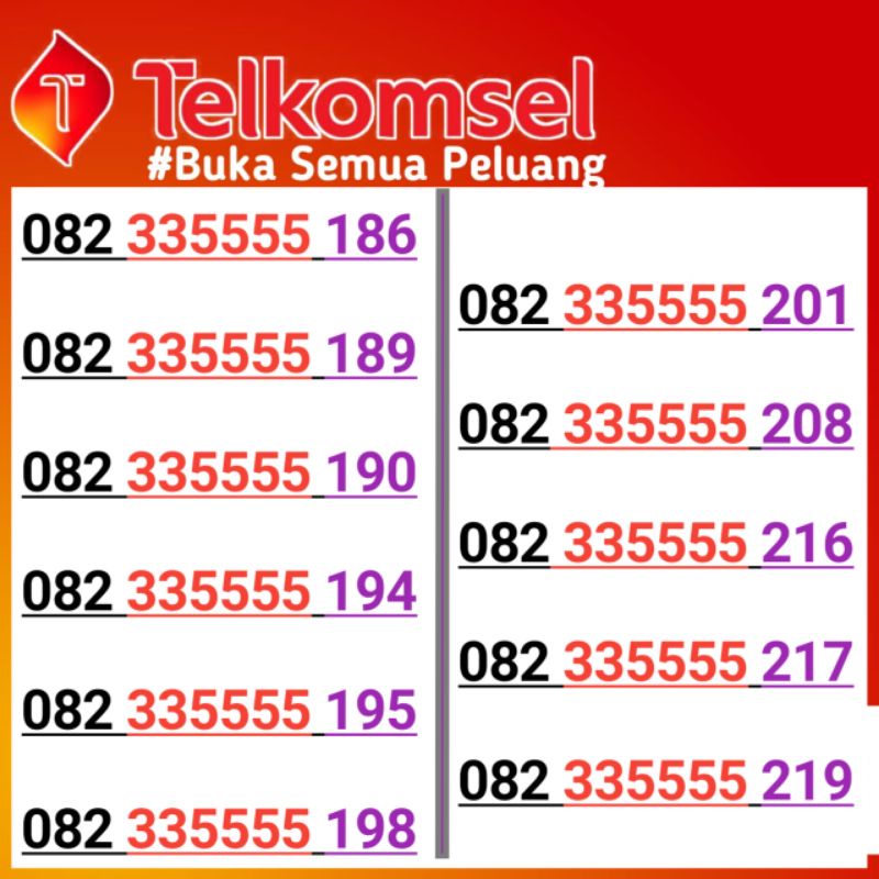 Nomor Cantik AS - Nomor Cantik Telkomsel - Nomer Cantik - Nomer Cantik Telkomsel Murah