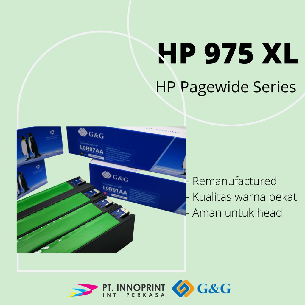 Cartridge Printer Hp Pagewide Pro 477DW TINTA HP 975XL