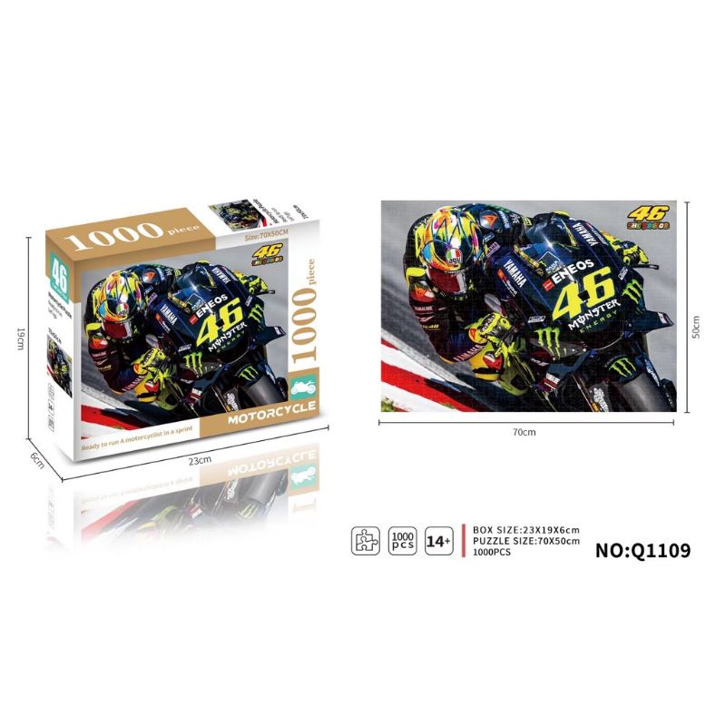Jigsaw Puzzle Premium Valentino Rossi Puzzle Motor