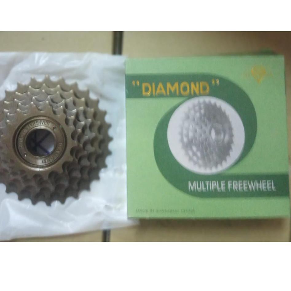 Terbaru.. Freewheel 6 SUSUN UNTUK SEPEDA OPERAN MODEL ULIR / DRAT