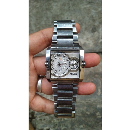 jam tangan police 11745M second bekas original