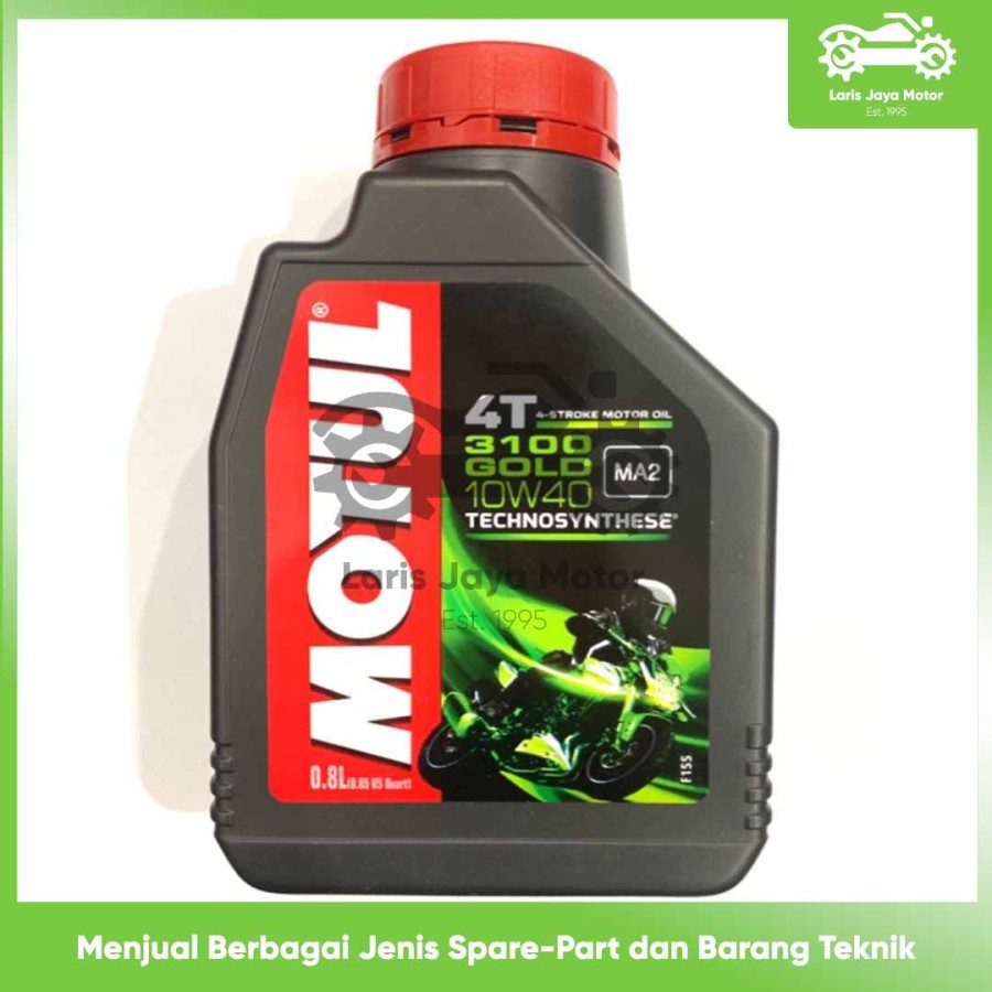 OLI MOTUL 3100 GOLD 4T SAE 10W40 0.8 LITER OLI MESIN ORIGINAL MOTUL OLI MESIN 4 TAK OLI MOTOR SEMUA 