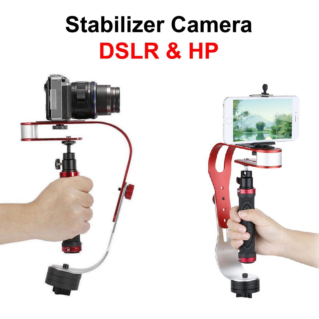 STABILIZER/HANDLE CAMERA FOTOGRAFI/GIMBAL KAMERA DSLR/STABILIZER HP/HANDPHONE/SMARTPHONE Taffware