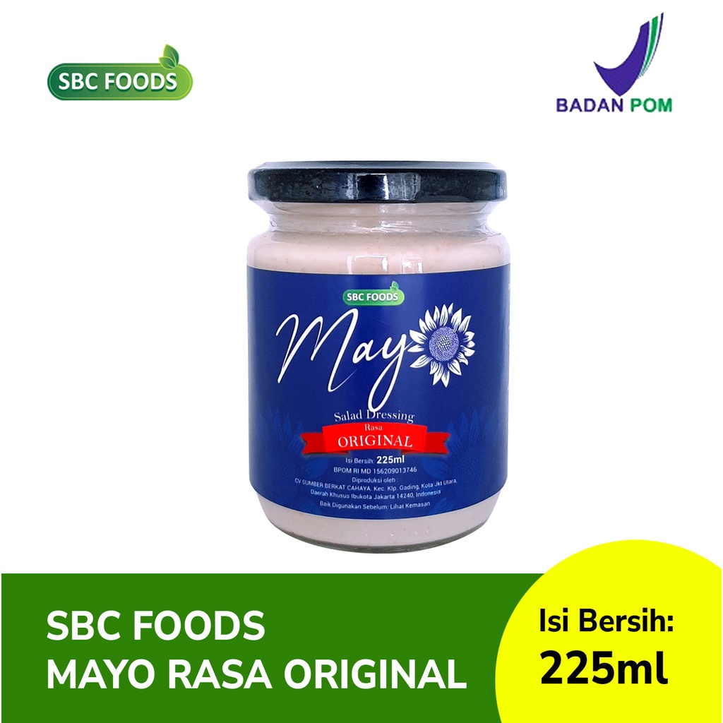 

SBC MAYO Mayonaise Eggless Creamy Rasa Original 225 mL