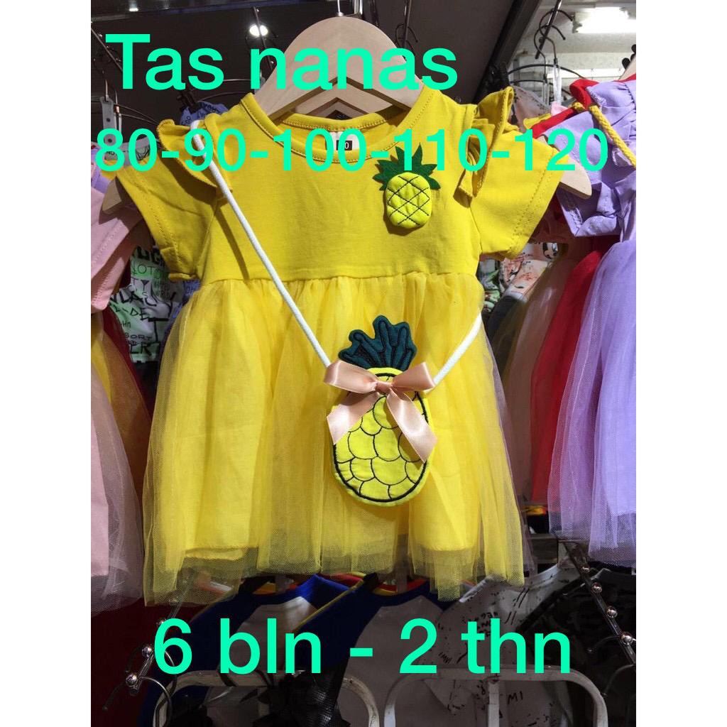 TAS NANAS# dres atasan anak pesta/baju anak terbaru/baju anak termurah import