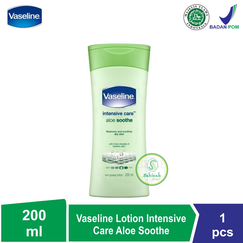 Vaseline Lotion Intensive Care Aloe Soothe 200ml