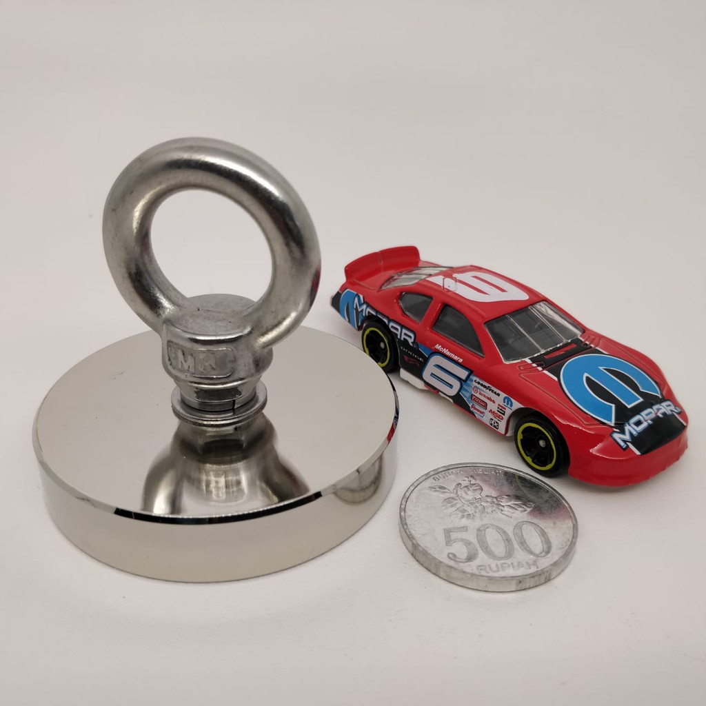 Fishing magnet 120KG genuine D60mm Neodymium super kuat Untuk Hobi mancing logam di sungai atau laut