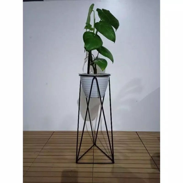 STANDING RAK POT BUNGA SATU LUBANG/RAK POT BUNGA KERE/RAK POT BESI